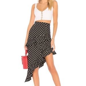 Majorelle Revolve Polka Dot Skirt